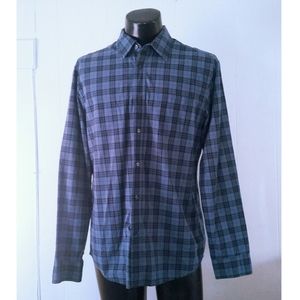 Plaid Shirt Button Up Long Sleeve GAP